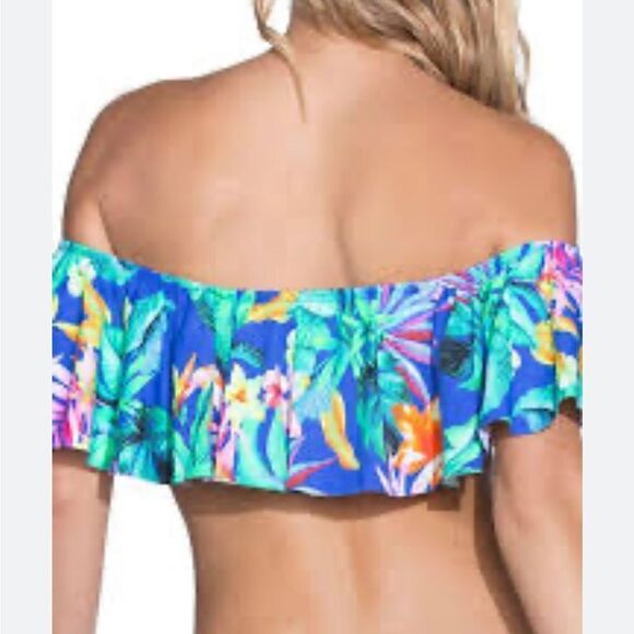 Anthropologie Maaji Off Shoulder Bikini Top Sz M - Picture 8 of 9